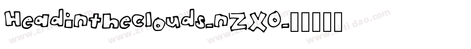 Headintheclouds-nZXO字体转换