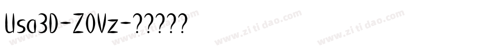 Usa3D-Z0Vz字体转换