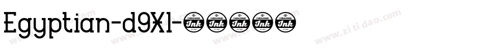 Egyptian-d9Xl字体转换