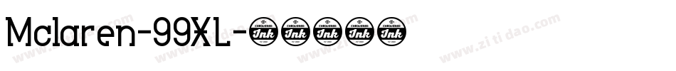 Mclaren-99XL字体转换