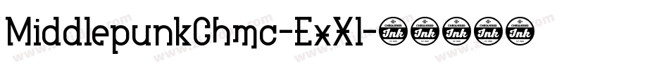 MiddlepunkChmc-ExXl字体转换