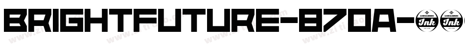 Brightfuture-87OA字体转换