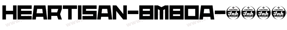 Heartisan-8M8OA字体转换