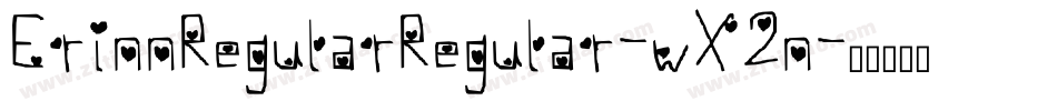 ErinnRegularRegular-wX2n字体转换