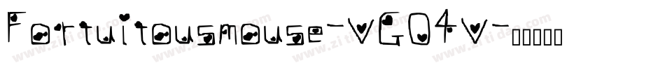 Fortuitousmouse-VGO4V字体转换 Fortuitousmouse-VGO4V字体转换