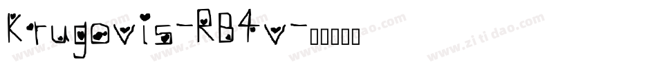 Krugovis-RB4v字体转换 Krugovis-RB4v字体转换