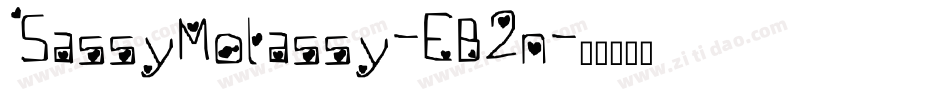 SassyMolassy-EB2n字体转换