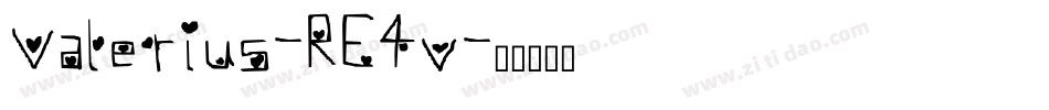 Valerius-RE4v字体转换 Valerius-RE4v字体转换