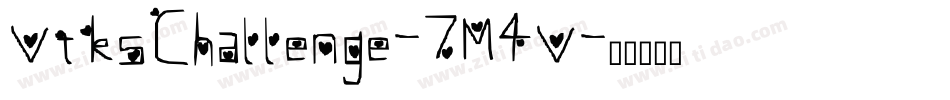 VtksChallenge-7M4V字体转换 VtksChallenge-7M4V字体转换