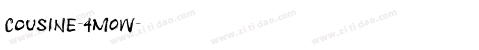 Cousine-4M0W字体转换 Cousine-4M0W字体转换