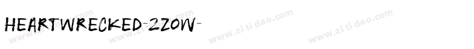 Heartwrecked-2Z0W字体转换