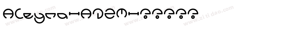 Aleyna-AD2M字体转换