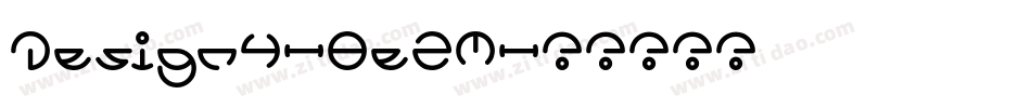 Design4-8e2M字体转换