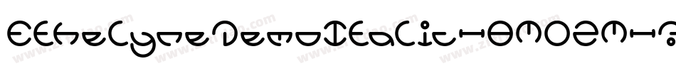 EthelyneDemoItalic-8MO2M字体转换