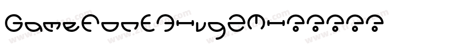 GameFont7-vq2M字体转换