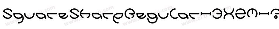 SquareSharpRegular-3X2M字体转换 SquareSharpRegular-3X2M字体转换