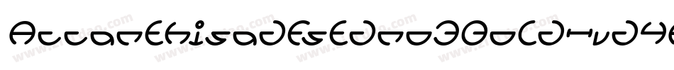 Accanthisadfstdno3Bold-vd4A字体转换