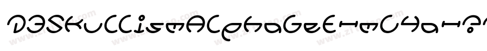 D3SkullismAlphabet-mL4a字体转换