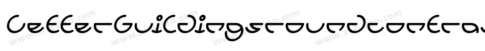 Letterbuildingsroundcontrast-rr4A字体转换