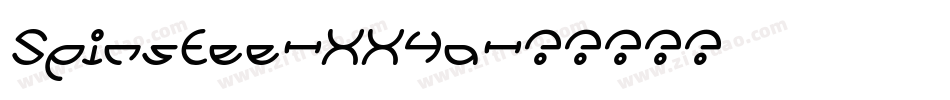 Spinstee-XX4a字体转换