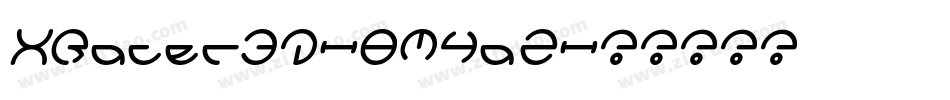 XRacer3D-8M4a2字体转换