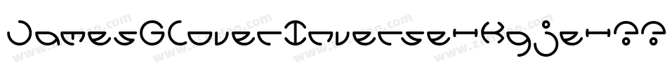JamesGloverInverse-Kqje字体转换