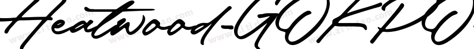 Heatwood-GOKPO字体转换