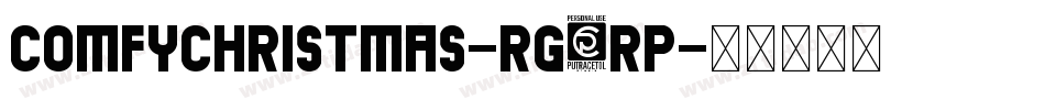 ComfyChristmas-rg3Rp字体转换