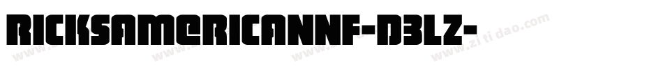 Ricksamericannf-d3lZ字体转换