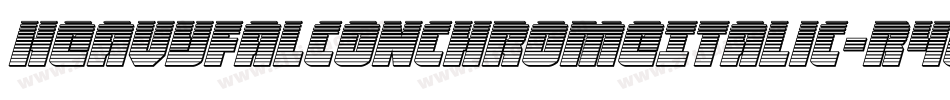 HeavyFalconChromeItalic-R4o6字体转换