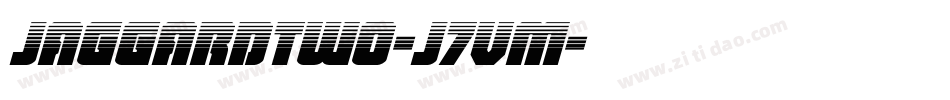Jaggardtwo-j7vM字体转换