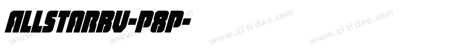 AllStarBv-P8P字体转换