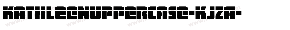 Kathleenuppercase-KJzA字体转换