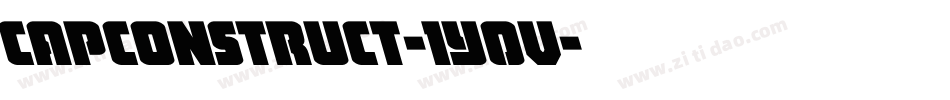 Capconstruct-1Y0v字体转换 Capconstruct-1Y0v字体转换