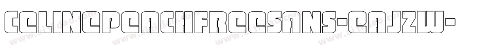 CelinepeachfreeSans-EaJzW字体转换