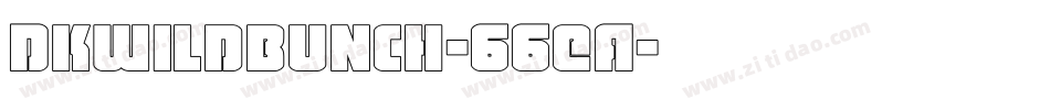 Dkwildbunch-66eA字体转换