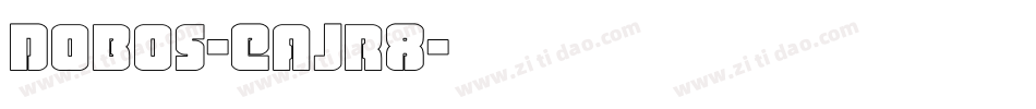 Dobos-EaJr8字体转换