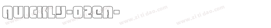 Quickly-o2Ea字体转换