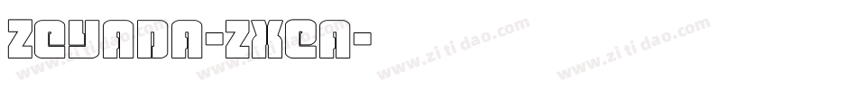 Zeyada-zxEa字体转换