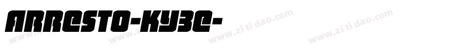 Arresto-KY3e字体转换
