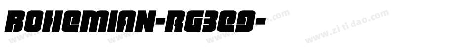 Bohemian-rg3E9字体转换