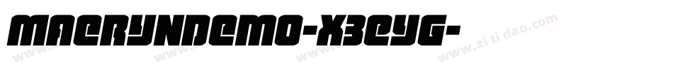 MaerynDemo-X3EYg字体转换