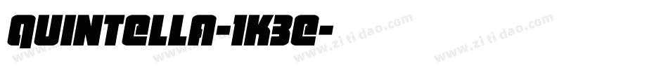 Quintella-1K3e字体转换 Quintella-1K3e字体转换