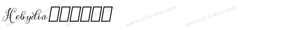 Hebydia字体转换