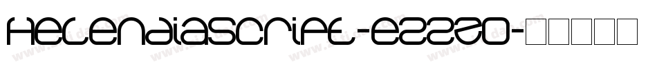 HelendiaScript-eZZzO字体转换