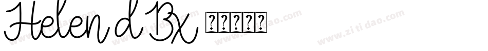 Helen-d1Bx字体转换