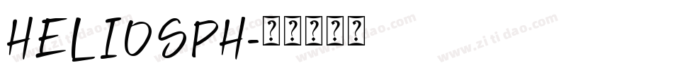 HELIOSPH字体转换