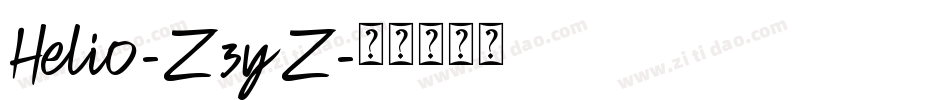 Helio-Z3yZ字体转换