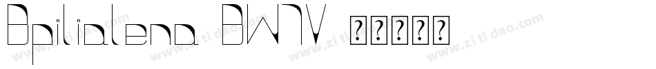 Bpilialena-BW7V字体转换