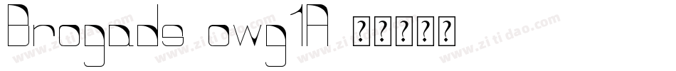 Brogads-owg1A字体转换